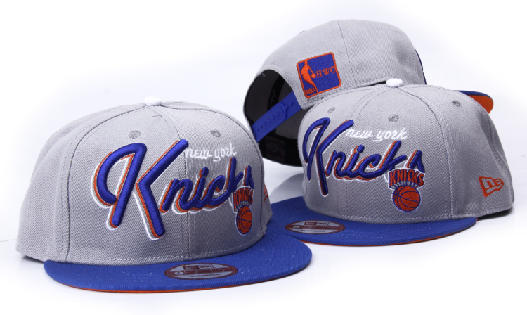 NBA New York Knicks NE Snapback Hat #52